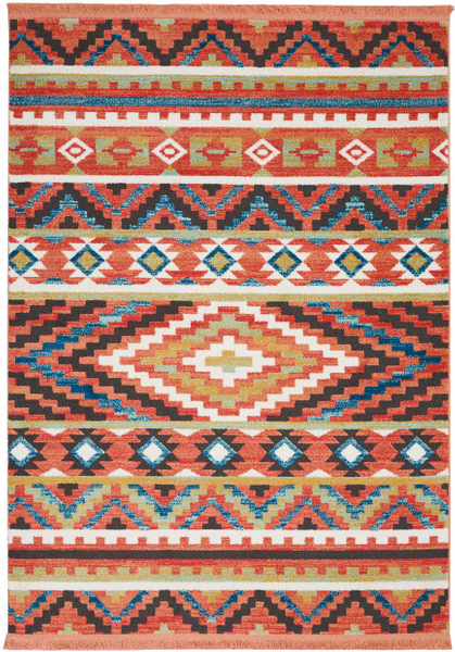Nourison Clearance Navajo NAV04 Orange Rug
