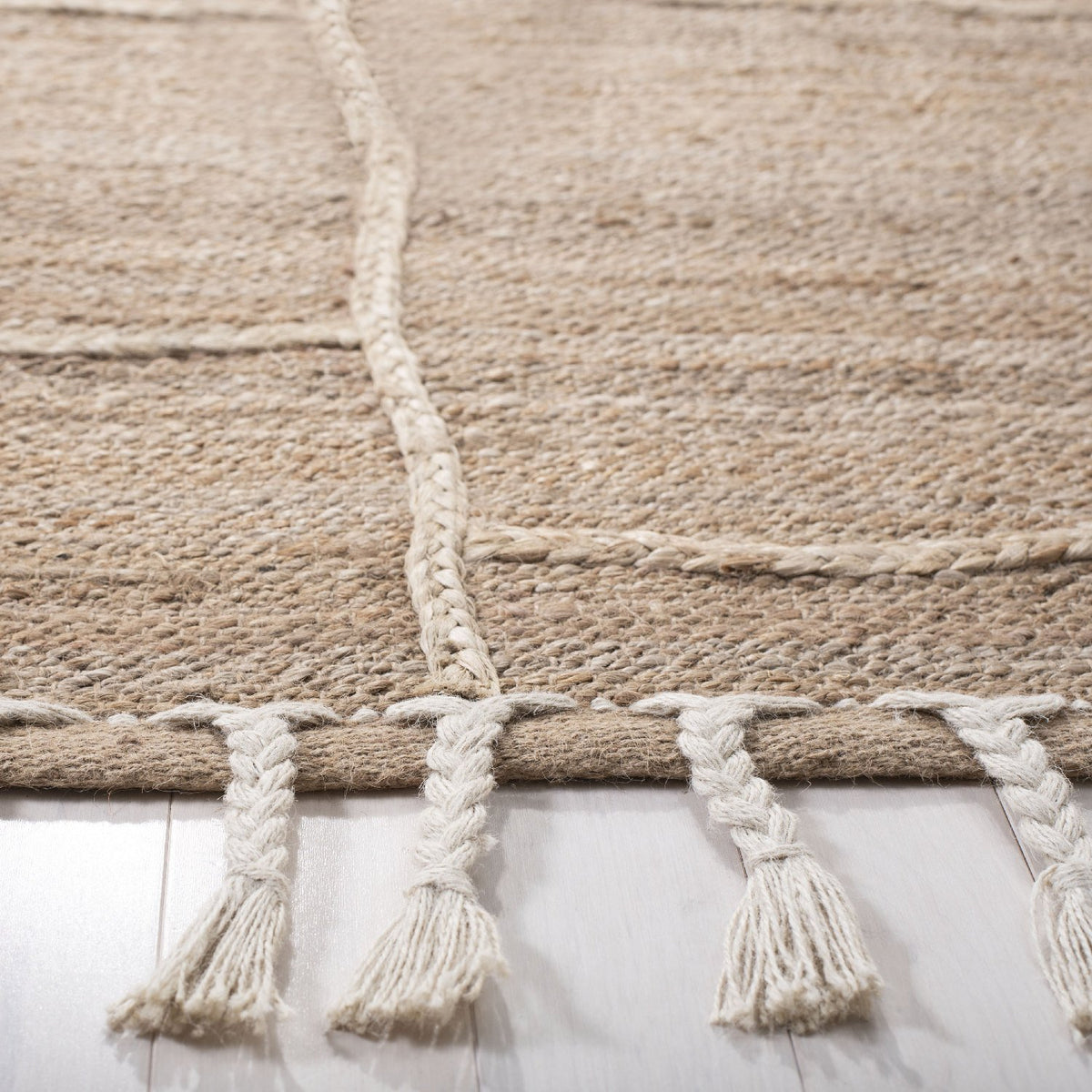 Safavieh Clearance Natural Fiber 100 NF105B Natural Rug