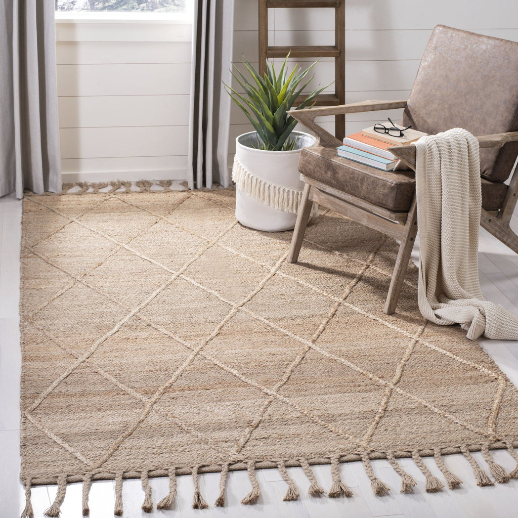 Safavieh Clearance Natural Fiber 100 NF107B Natural Rug
