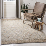 Safavieh Clearance Natural Fiber NF951G Silver Rug