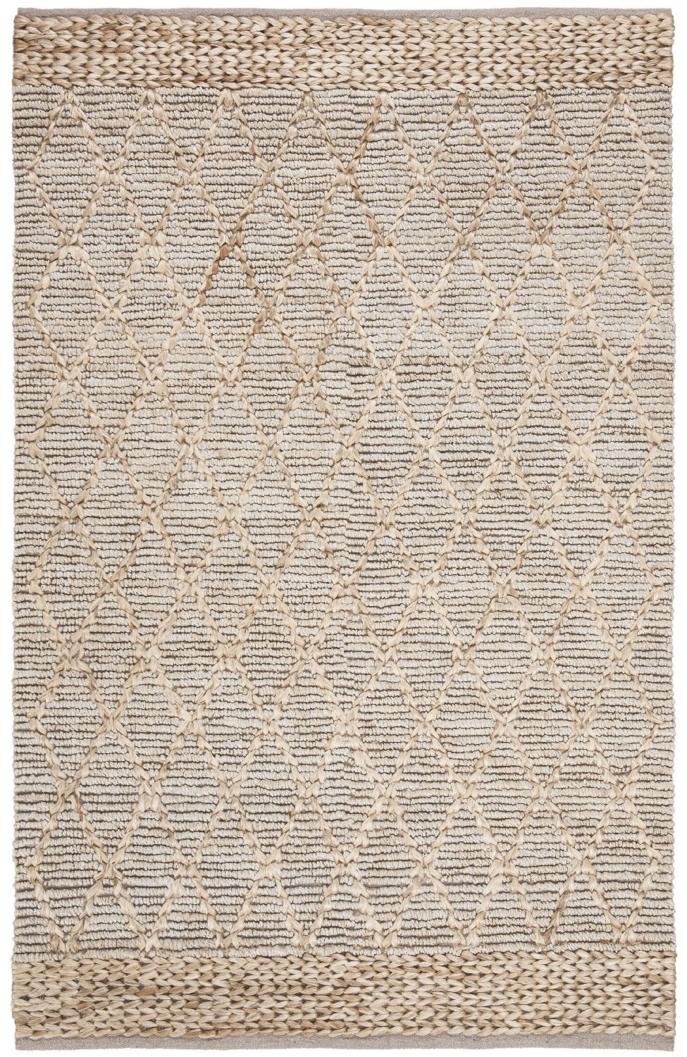 Safavieh Clearance Natural Fiber NF951G Silver Rug