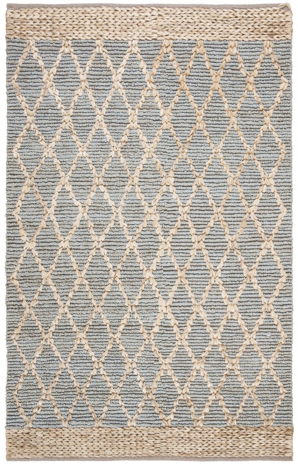 Safavieh Clearance Natural Fiber NF951L Light Blue Rug