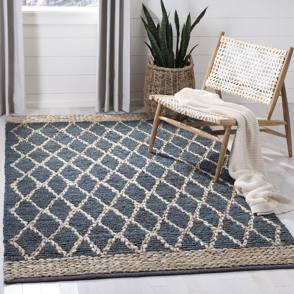 Safavieh Clearance Natural Fiber NF951M Blue Rug