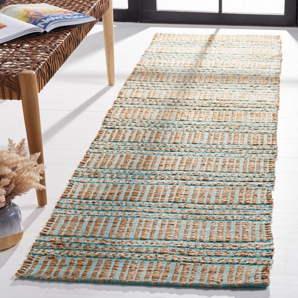 safavieh clearance natural fiber nfb651k teal rug