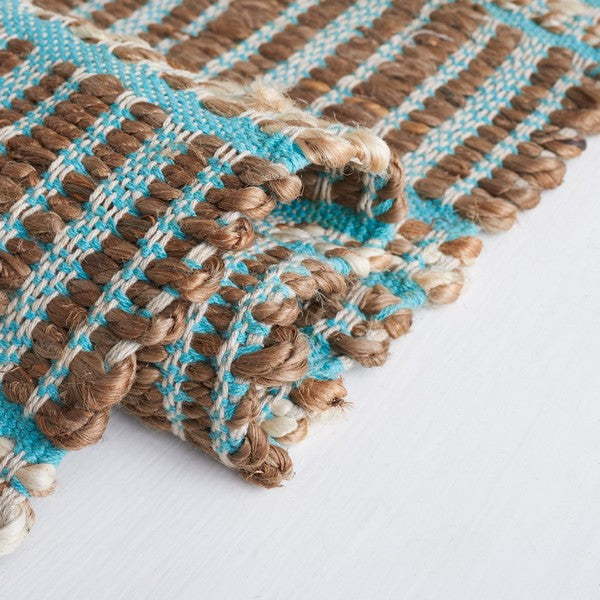 safavieh clearance natural fiber nfb651k teal rug