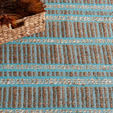 safavieh clearance natural fiber nfb651k teal rug