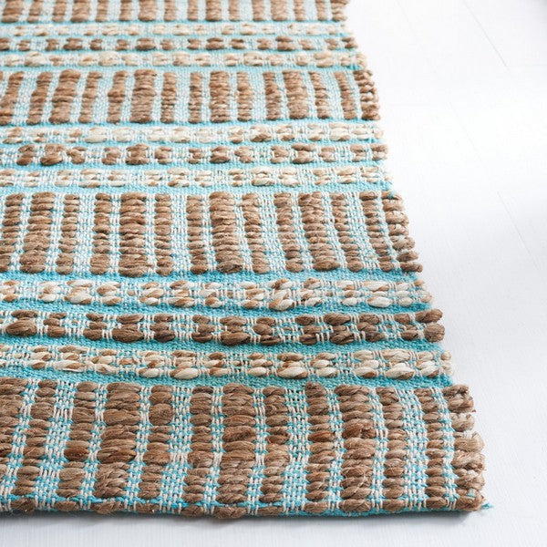 safavieh clearance natural fiber nfb651k teal rug