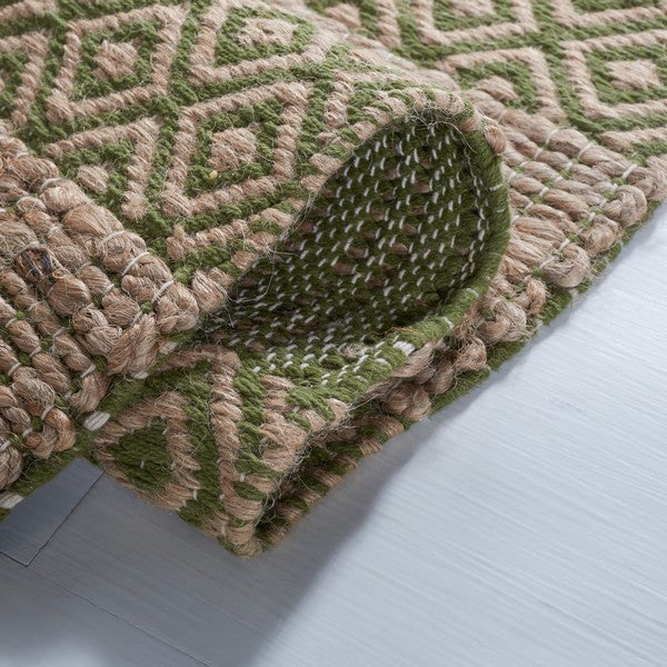 safavieh clearance natural fiber nfb653y green rug