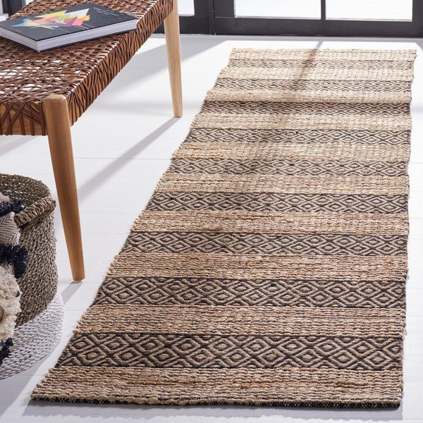safavieh clearance natural fiber nfb653z black rug