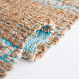 safavieh clearance natural fiber nfb655k teal rug