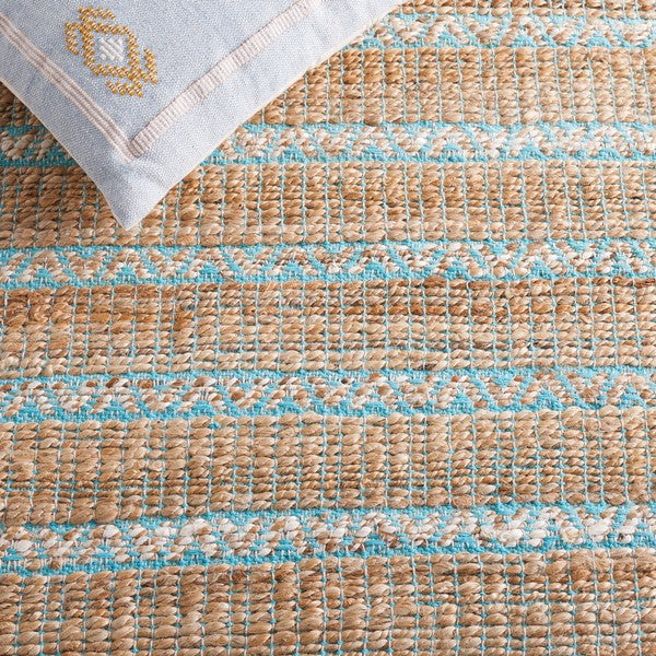 safavieh clearance natural fiber nfb655k teal rug