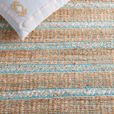 safavieh clearance natural fiber nfb655k teal rug