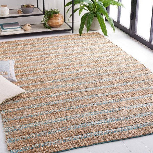 safavieh clearance natural fiber nfb655k teal rug