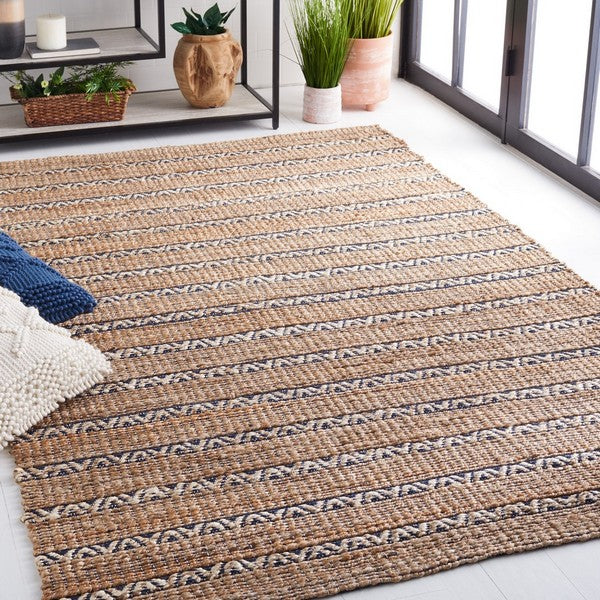 safavieh clearance natural fiber nfb655n navy rug