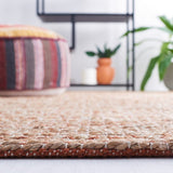 safavieh clearance natural fiber nfb655p rust rug