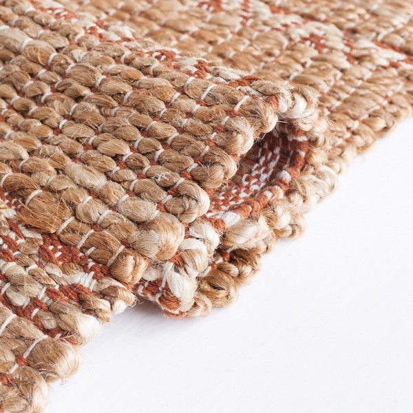 safavieh clearance natural fiber nfb655p rust rug