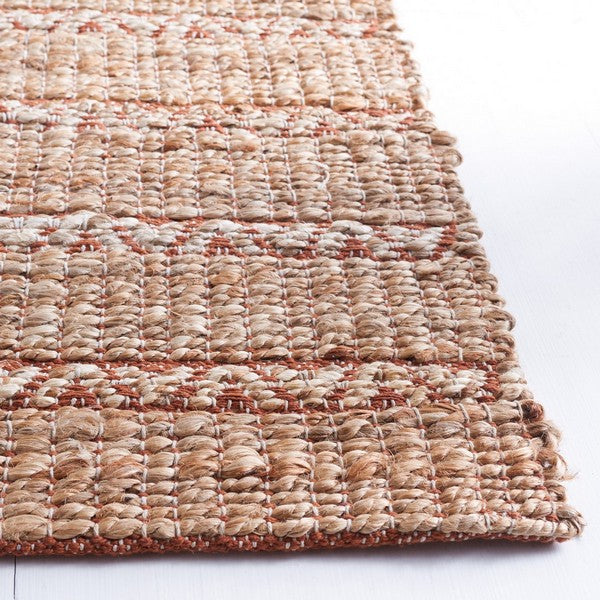 safavieh clearance natural fiber nfb655p rust rug