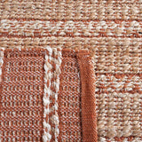 safavieh clearance natural fiber nfb655p rust rug