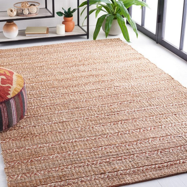 safavieh clearance natural fiber nfb655p rust rug