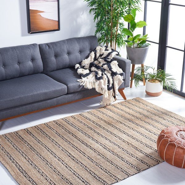 safavieh clearance natural fiber nfb655z black rug