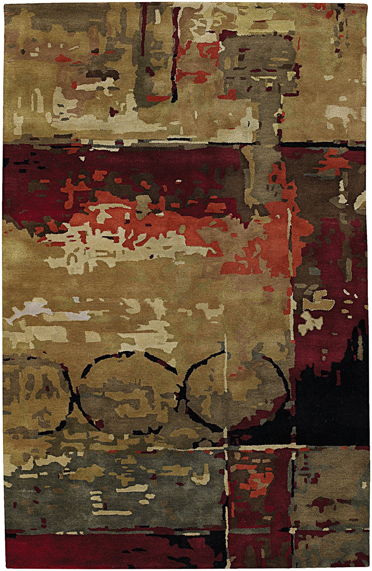 chandra nirvana nir 6601 burgundy rug