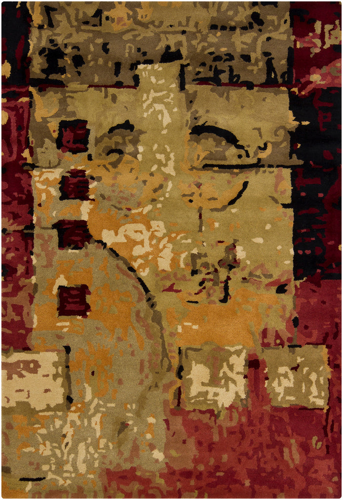 chandra nirvana nir 6602 burgundy rug