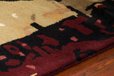 chandra nirvana nir 6602 burgundy rug