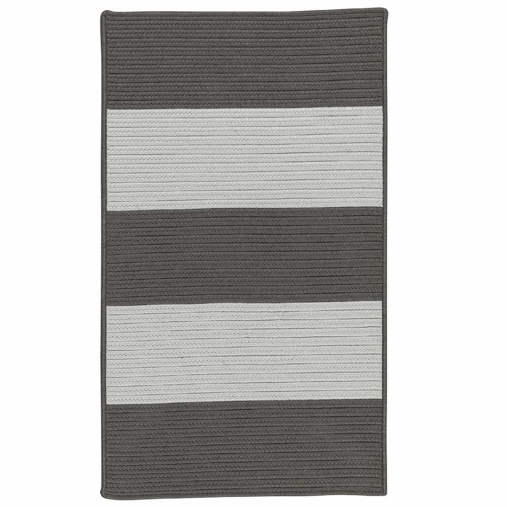 colonial mills newport textured stripe nw16 greys rug