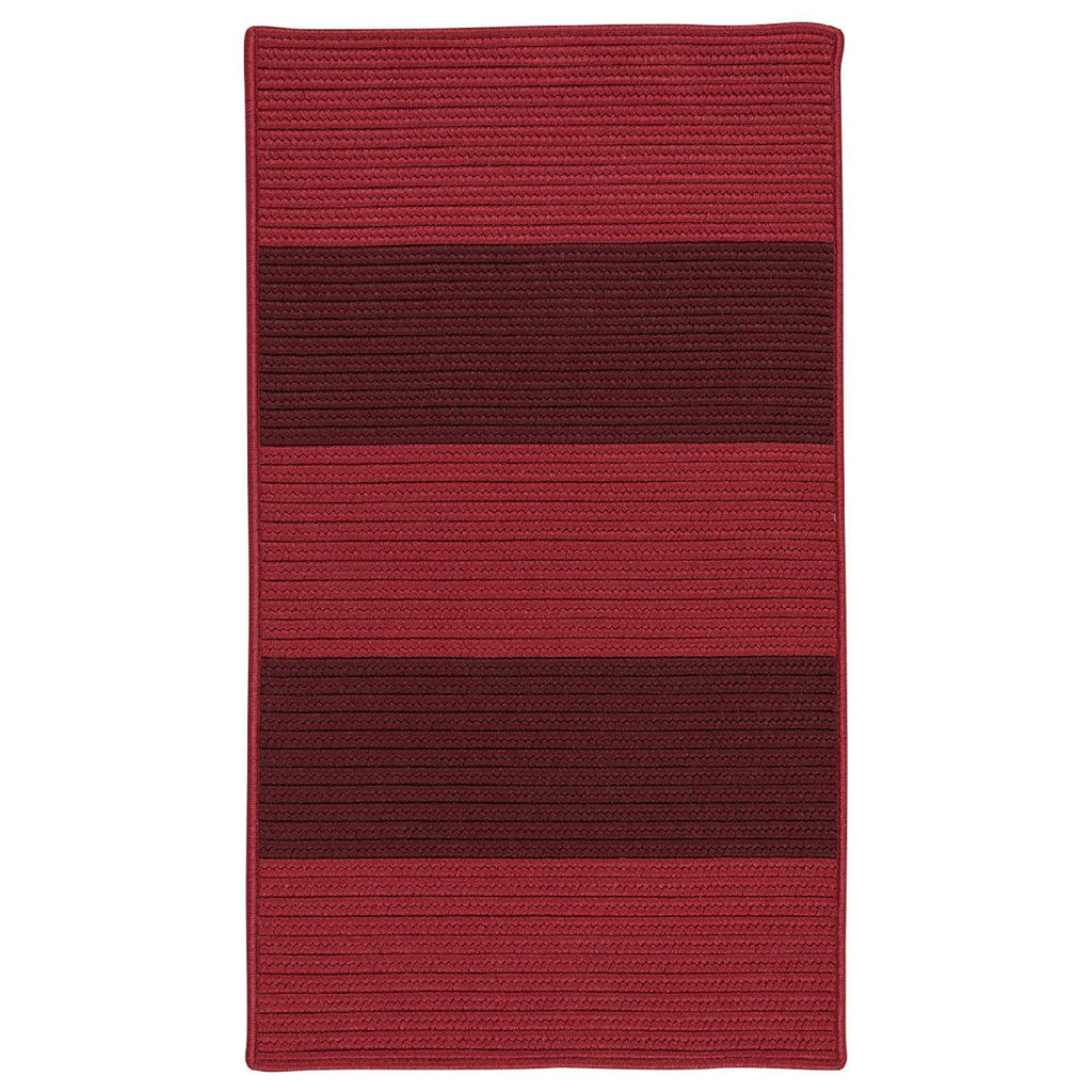 colonial mills newport textured stripe nw36 reds rug