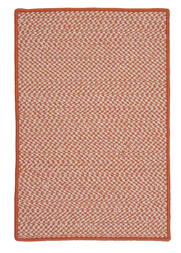 colonial mills outdoor tweed ot19 orange rug