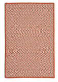 colonial mills outdoor tweed ot19 orange rug