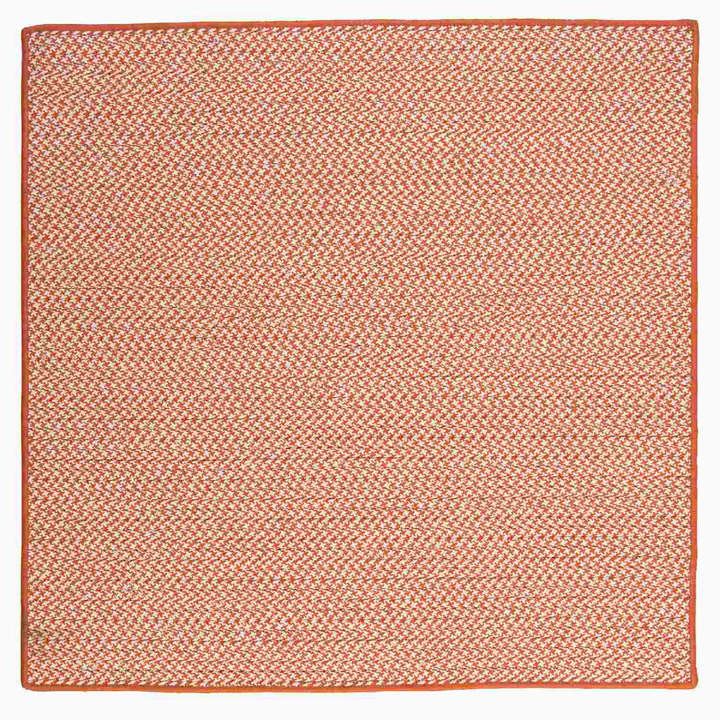 colonial mills outdoor tweed ot19 orange rug