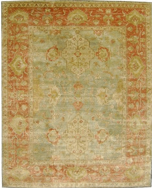 Shalom Brothers Ottoman OT-63 Aqua Rug