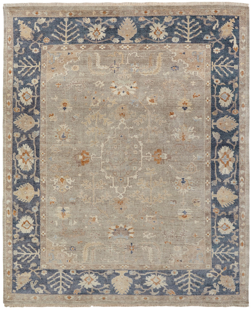 Rugs Done Right Oxford Oushak R74 Grey Navy Rug