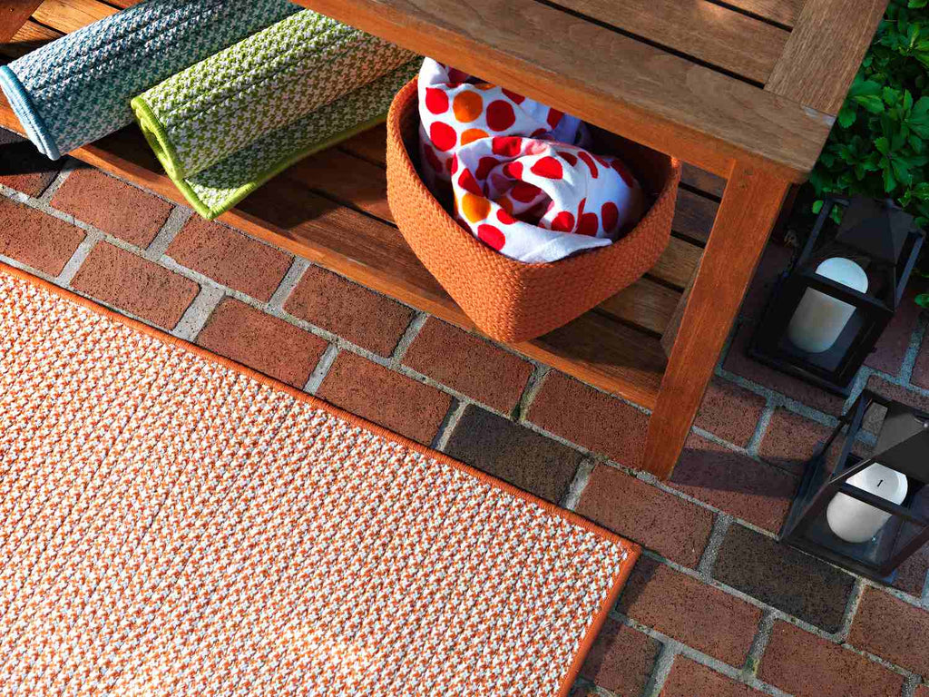 colonial mills outdoor tweed ot19 orange rug