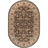Surya Rug Co. Caesar Chocolate Rug | Oval Rugs | Rugs Done Right 
