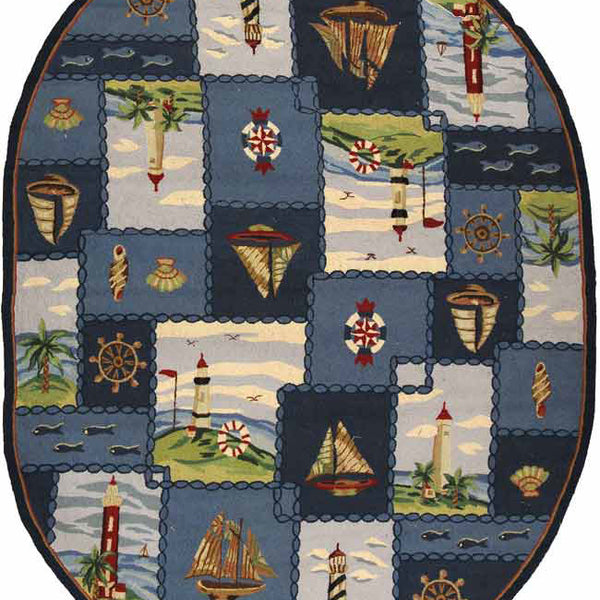 Safavieh Clearance Chelsea HK267A Blue Rug