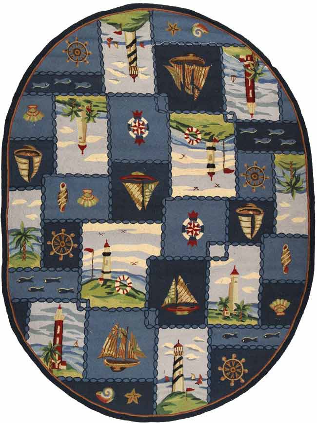 Safavieh Clearance Chelsea HK267A Blue Rug
