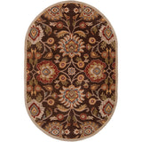 Surya Rug Co. Caesar  Chocolate Rug | Oval Rugs | Rugs Done Right