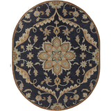 Surya Rug Co. Caesar Navy Rug | Tan Rugs | Rugs Done Right 