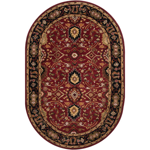Hand Tufted Surya Rug Co. Caesar  Red Rug | Red Rugs | Rugs Done Right 