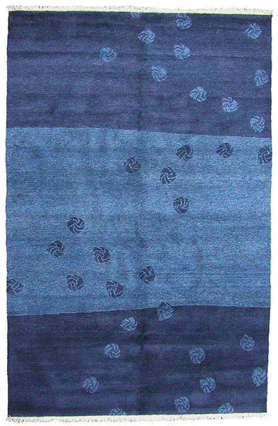 Tibet Rug Company 60 CT Origami Blue Blue Rug