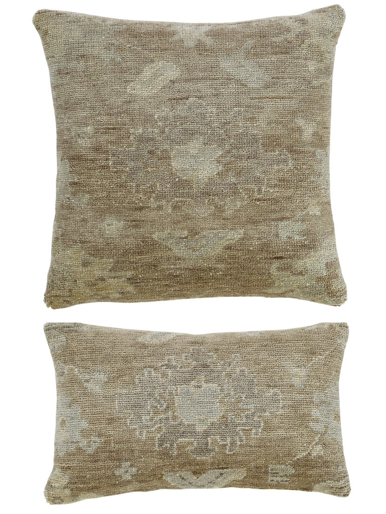 Kalaty Rug Co. Bespoke Pillow PB-129 Golden/Coffee Pillow