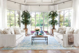 Private Label Pearl PU02 Aqua Rug