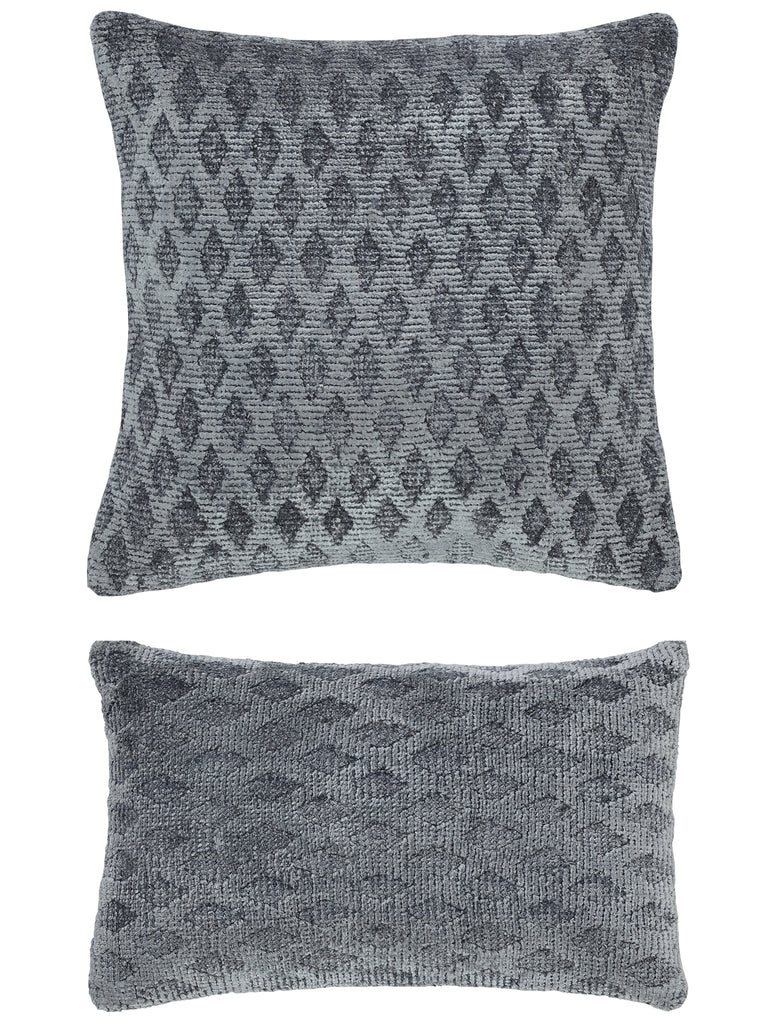 Kalaty Rug Co. Eclectic Pillow PL-200 Pewter Pillow