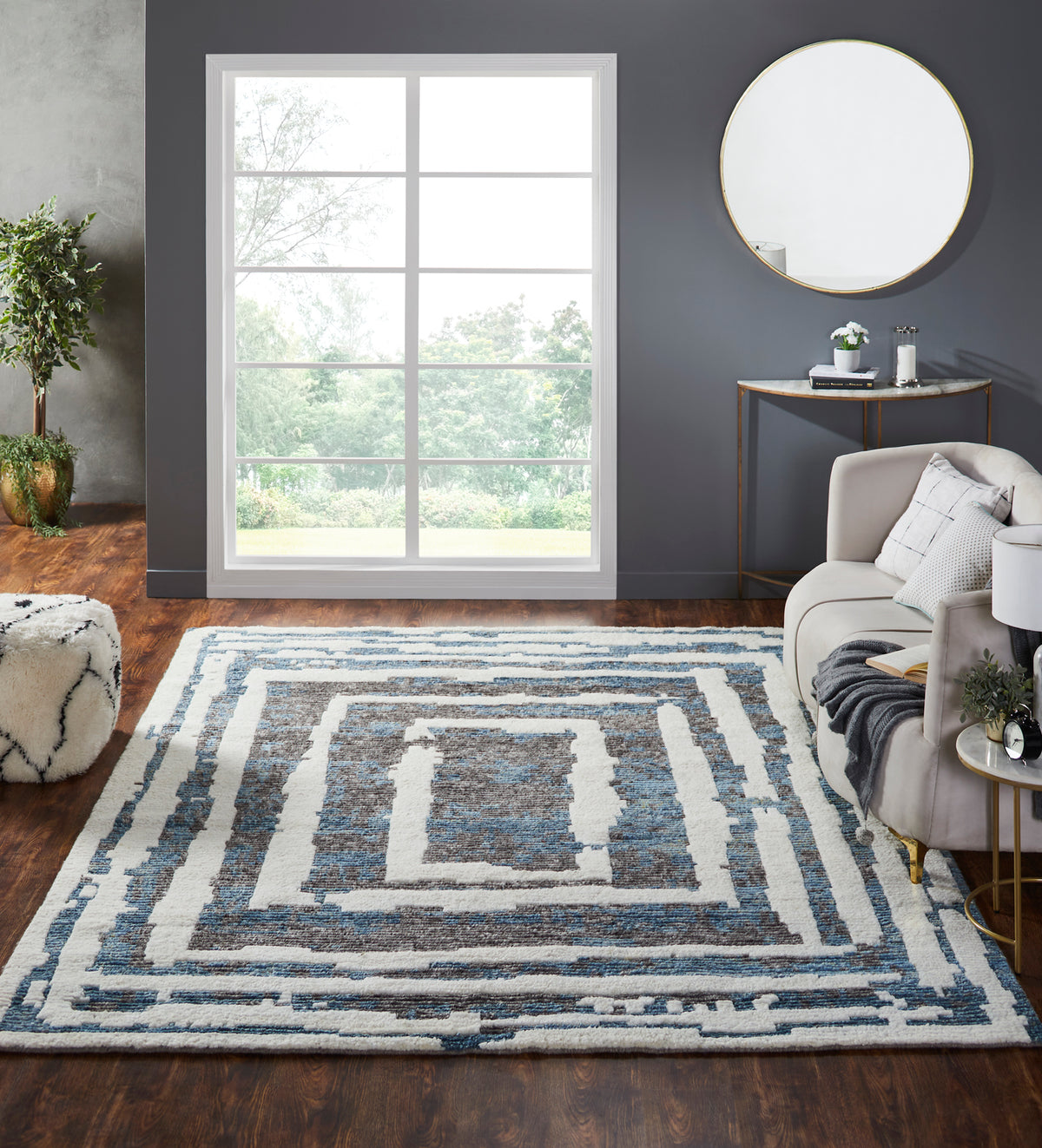 kalaty rug co polaris po 022 charcoal rug