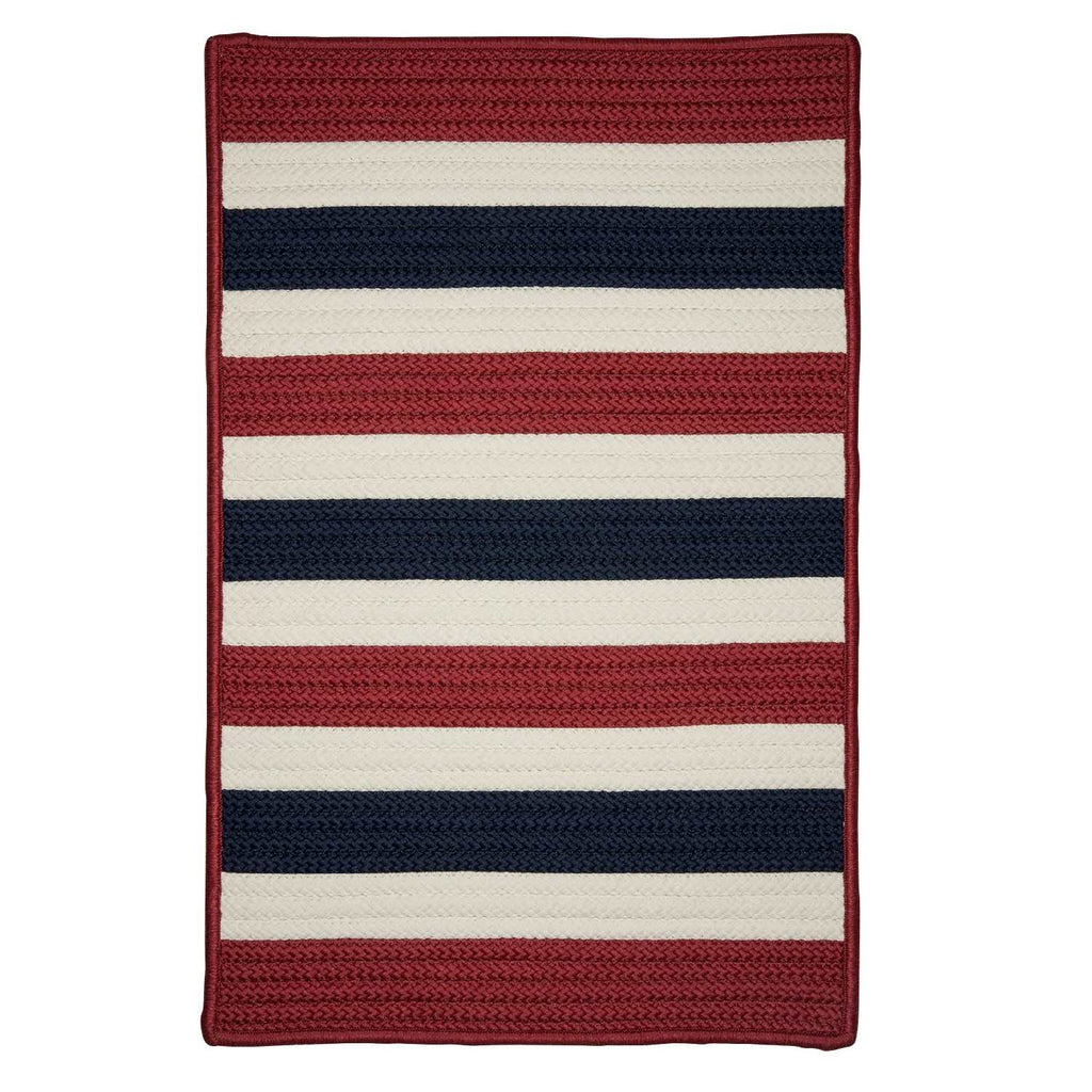 colonial mills portico po29 patriotic stripe rug