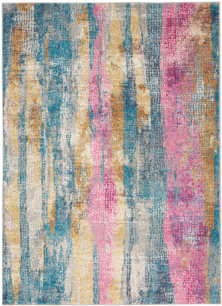 Nourison Clearance Passion PSN16 Grey Multi Rug