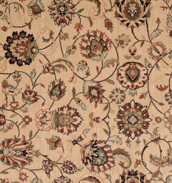 Rugs Done Right Custom Grand Parterre PT01 Beige Rug