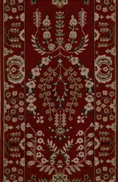 Nourison Grand Parterre PT02 Burgundy Rug